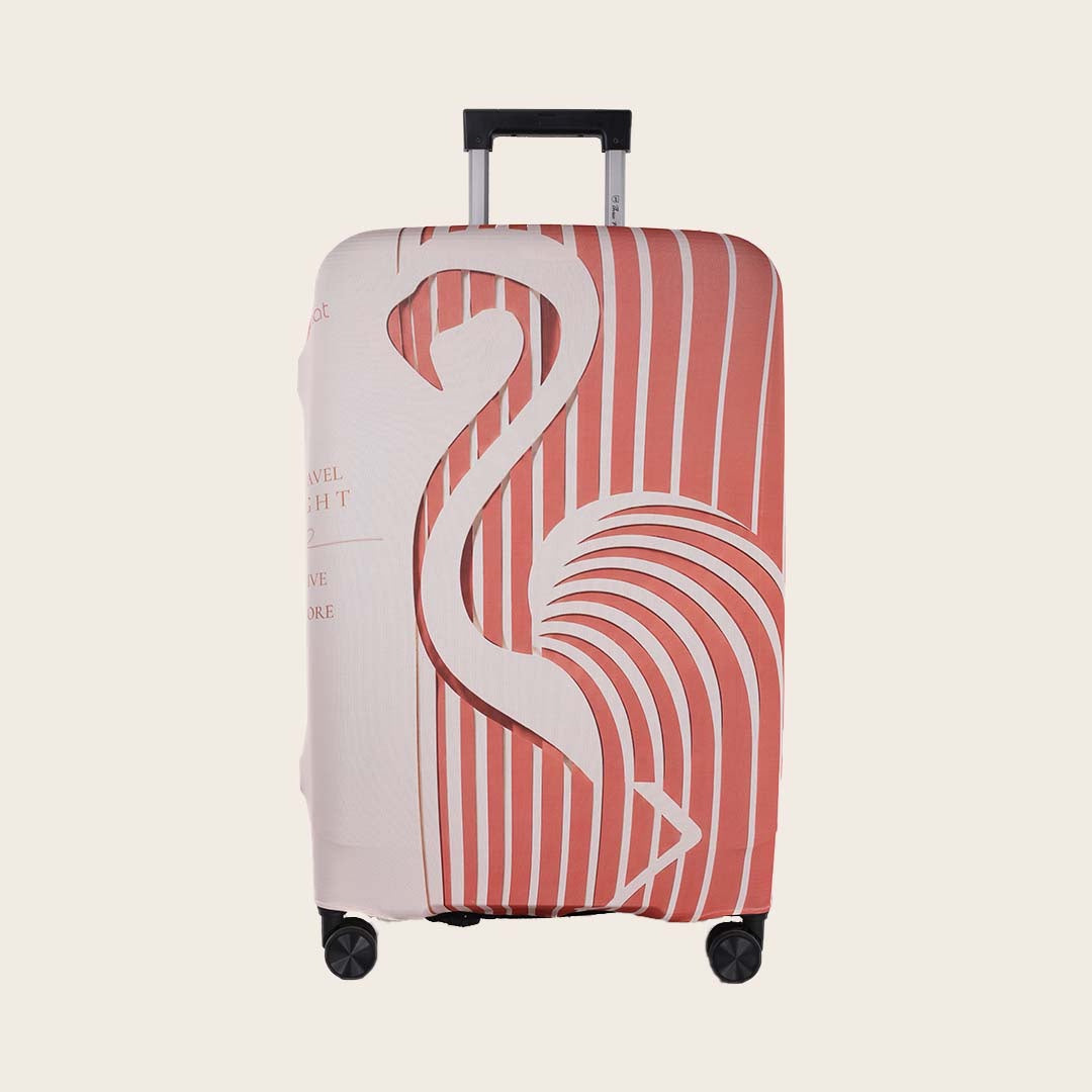 Blush Premium Luggage Cover – Stretch-Fit Suitcase Cover | natOnat Egypt