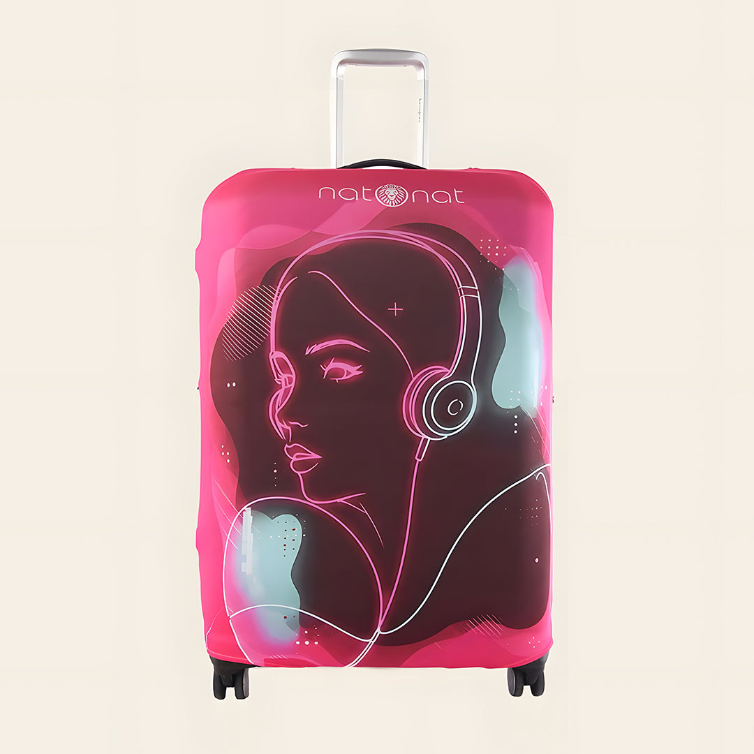 Vibra Premium Luggage Cover – Stretch-Fit Suitcase Cover | natOnat Egypt