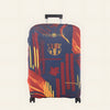Blaugrana Premium Luggage Cover – Blue & Red Stretch-Fit Suitcase Cover | natOnat Egypt