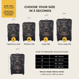 Egyptian Queen Premium Luggage Cover – Egyptian-Inspired Stretch-Fit Suitcase Cover | natOnat Egypt