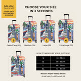Dubai Premium Luggage Cover – Dubai Skyline Stretch-Fit Suitcase Cover | natOnat Egypt
