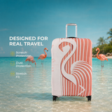Blush Premium Luggage Cover – Stretch-Fit Suitcase Cover | natOnat Egypt