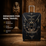 Egyptian Queen Premium Luggage Cover – Egyptian-Inspired Stretch-Fit Suitcase Cover | natOnat Egypt