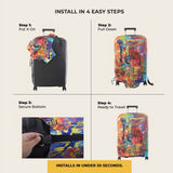Valoria Premium Luggage Cover – Stretch-Fit Suitcase Cover | natOnat Egypt