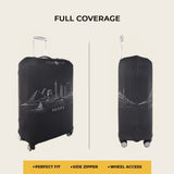 Egypt Skyline Premium Luggage Cover – Stretch-Fit Suitcase Cover | natOnat Egypt