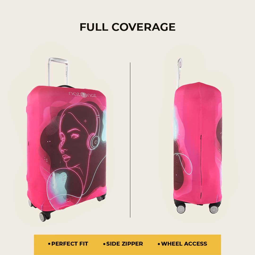 Vibra Premium Luggage Cover – Stretch-Fit Suitcase Cover | natOnat Egypt