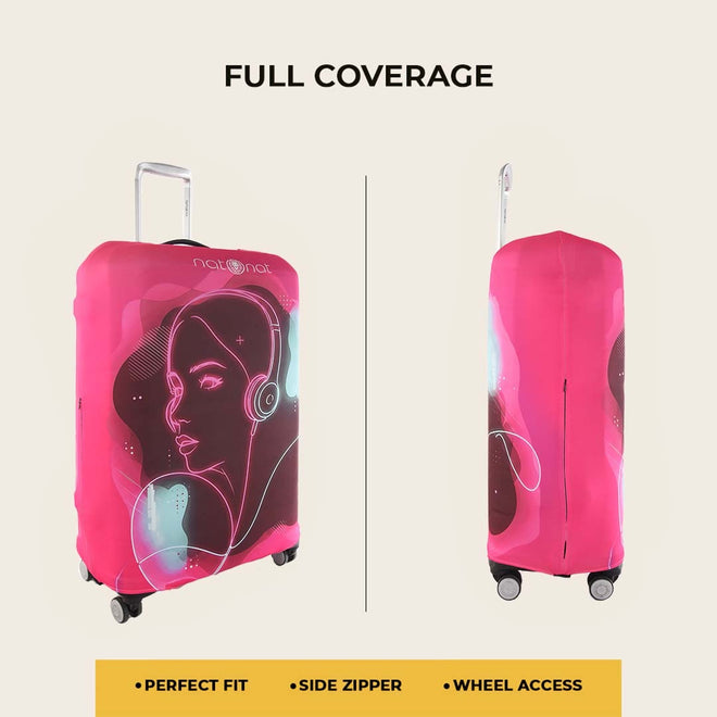 Vibra Premium Luggage Cover – Stretch-Fit Suitcase Cover | natOnat Egypt