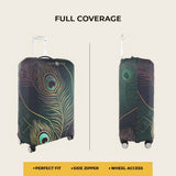 Peacock Premium Luggage Cover – Stretch-Fit Suitcase Cover | natOnat Egypt