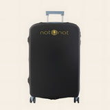 Black Premium Luggage Cover – Stretch-Fit Suitcase Cover | natOnat Egypt