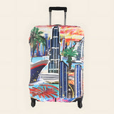 Dubai Premium Luggage Cover – Dubai Skyline Stretch-Fit Suitcase Cover | natOnat Egypt
