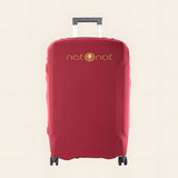 Burgundy Premium Luggage Cover – Stretch-Fit Suitcase Cover | natOnat Egypt