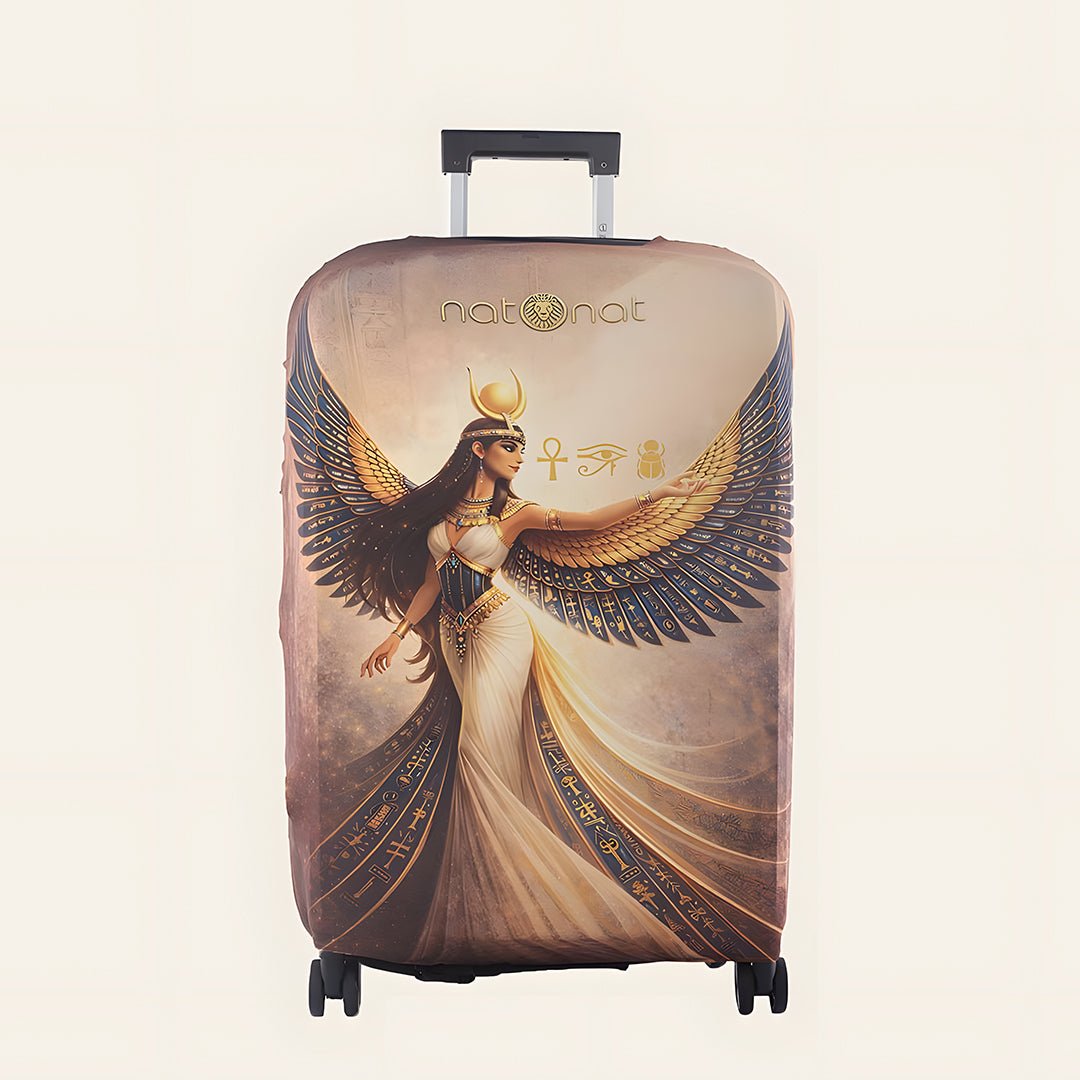 Anara Premium Luggage Cover – Egyptian-Inspired Stretch-Fit Suitcase Cover | natOnat Egypt