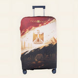 Egyptian Flag Premium Luggage Cover – Stretch-Fit Suitcase Cover | natOnat Egypt