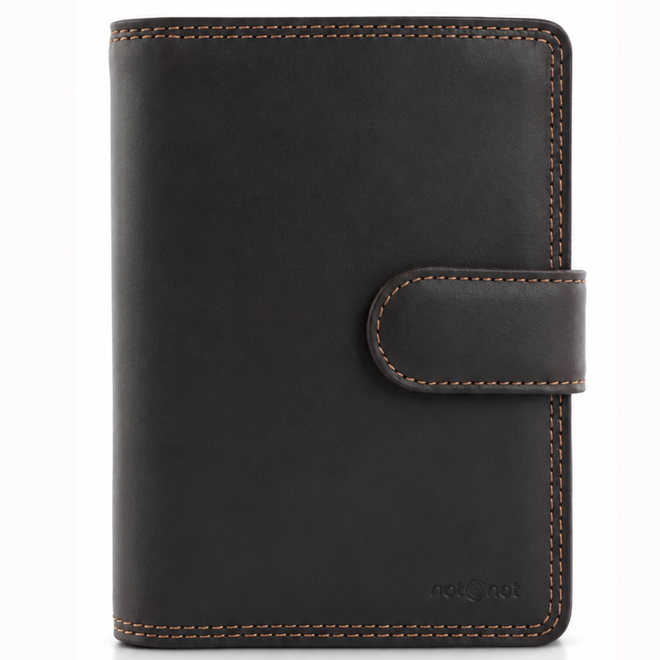 Espresso Brown Genuine Leather Passport Wallet – RFID Passport Holder | natOnat Egypt