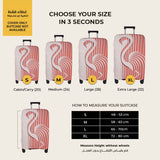 Blush Premium Luggage Cover – Stretch-Fit Suitcase Cover | natOnat Egypt