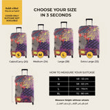 Optical Illusion Premium Luggage Cover – Stretch-Fit Suitcase Cover | natOnat Egypt
