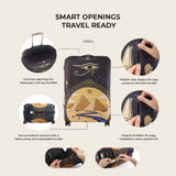 Pyramids Premium Luggage Cover – Egyptian-Inspired Stretch-Fit Suitcase Cover | natOnat Egypt