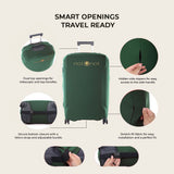 Royal Green Premium Luggage Cover – Stretch-Fit Suitcase Cover | natOnat Egypt
