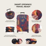 Blaugrana Premium Luggage Cover – Blue & Red Stretch-Fit Suitcase Cover | natOnat Egypt