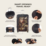 King Tut Premium Luggage Cover – Egyptian-Inspired Stretch-Fit Suitcase Cover | natOnat Egypt