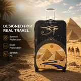 Pyramids Premium Luggage Cover – Egyptian-Inspired Stretch-Fit Suitcase Cover | natOnat Egypt