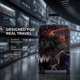 Tech Explorer Premium Luggage Cover – Stretch-Fit Suitcase Cover | natOnat Egypt