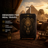 Lotus Premium Luggage Cover – Egyptian-Inspired Stretch-Fit Suitcase Cover | natOnat Egypt