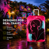Vibra Premium Luggage Cover – Stretch-Fit Suitcase Cover | natOnat Egypt