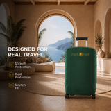 Royal Green Premium Luggage Cover – Stretch-Fit Suitcase Cover | natOnat Egypt