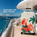 Solora Premium Luggage Cover – Stretch-Fit Suitcase Cover | natOnat Egypt