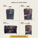 Tech Explorer Premium Luggage Cover – Stretch-Fit Suitcase Cover | natOnat Egypt