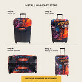 Explore Premium Luggage Cover – Adventure Stretch-Fit Suitcase Cover | natOnat Egypt
