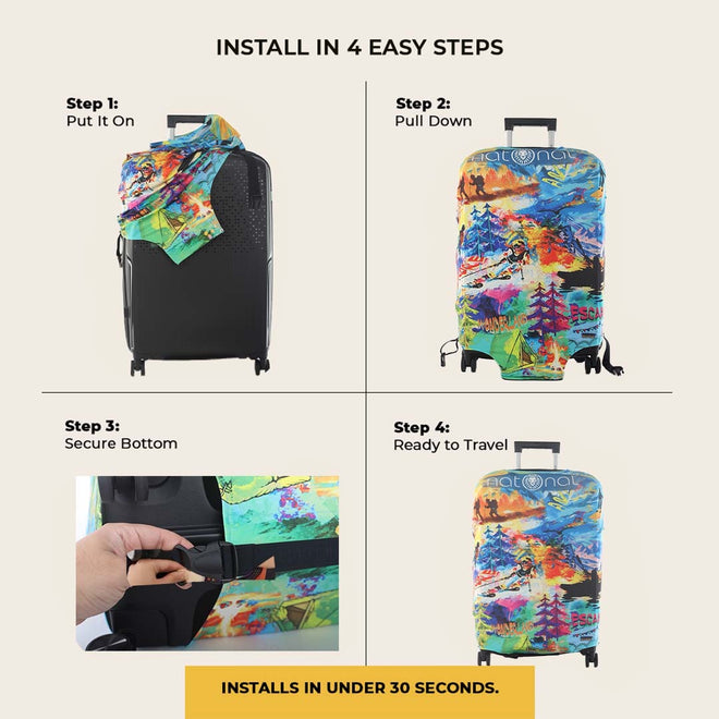 OutDoor Premium Luggage Cover – Stretch-Fit Suitcase Cover | natOnat Egypt