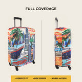 Dubai Premium Luggage Cover – Dubai Skyline Stretch-Fit Suitcase Cover | natOnat Egypt
