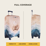 Azure Premium Luggage Cover – Stretch-Fit Suitcase Cover | natOnat Egypt