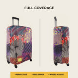 Optical Illusion Premium Luggage Cover – Stretch-Fit Suitcase Cover | natOnat Egypt