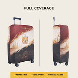 Egyptian Flag Premium Luggage Cover – Stretch-Fit Suitcase Cover | natOnat Egypt