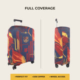 Blaugrana Premium Luggage Cover – Blue & Red Stretch-Fit Suitcase Cover | natOnat Egypt